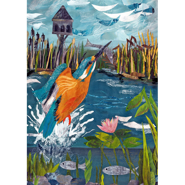 A fine art greeting card by mixed media artist Hayley Noakes