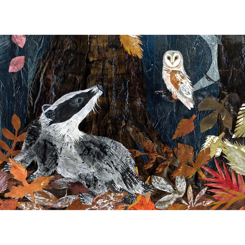 A fine art greeting card by mixed media artist Hayley Noakes