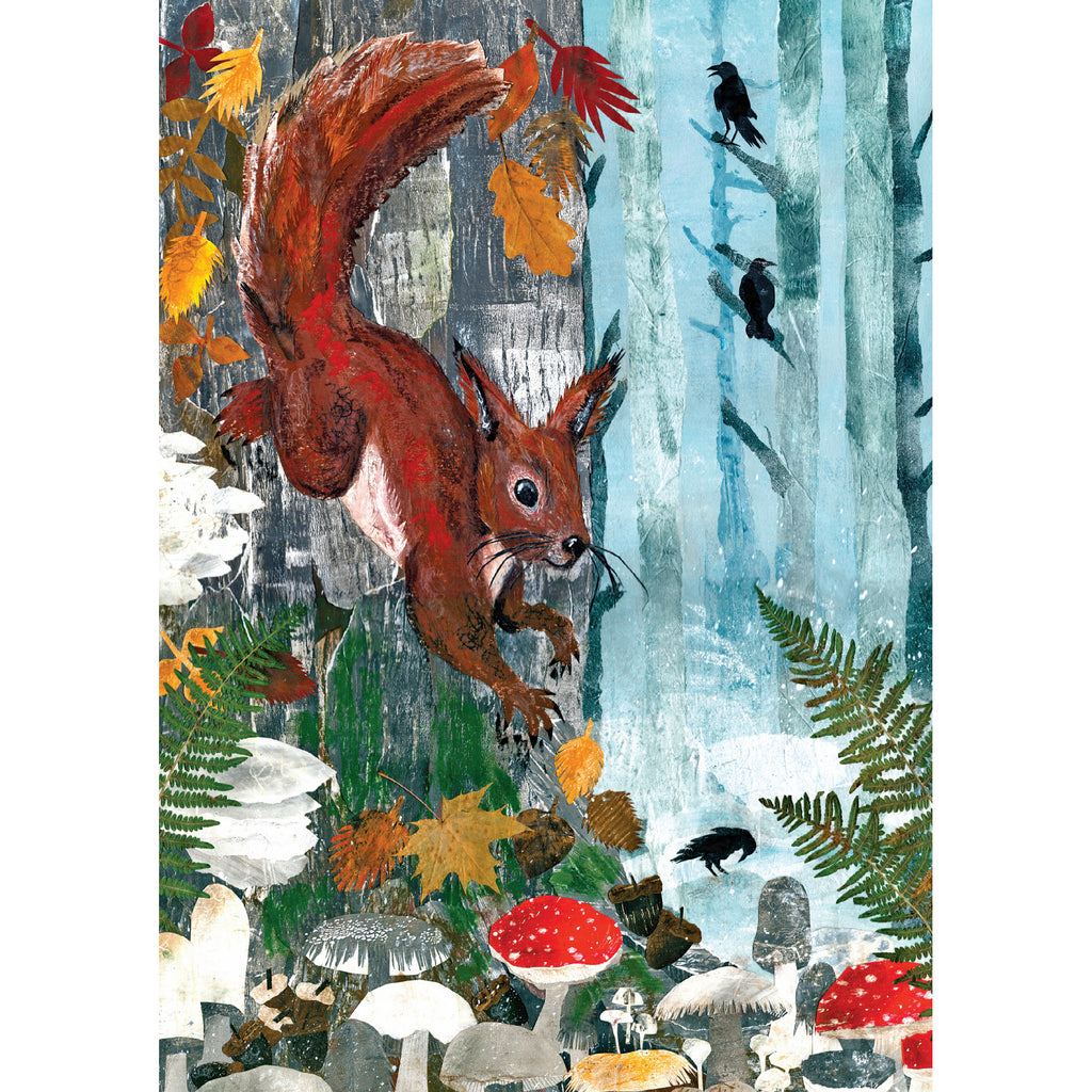 A fine art greeting card by mixed media artist Hayley Noakes