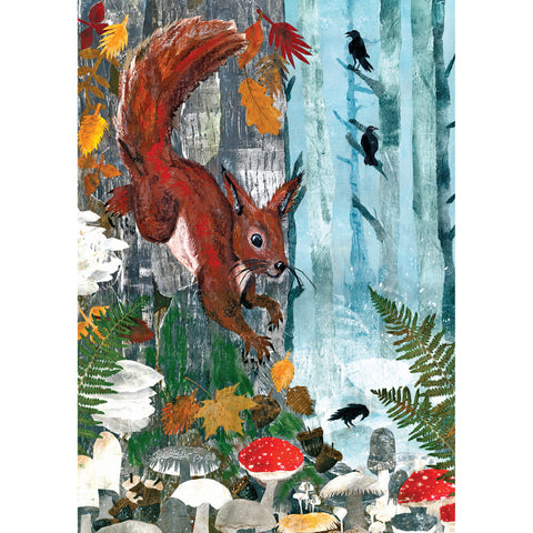 A fine art greeting card by mixed media artist Hayley Noakes