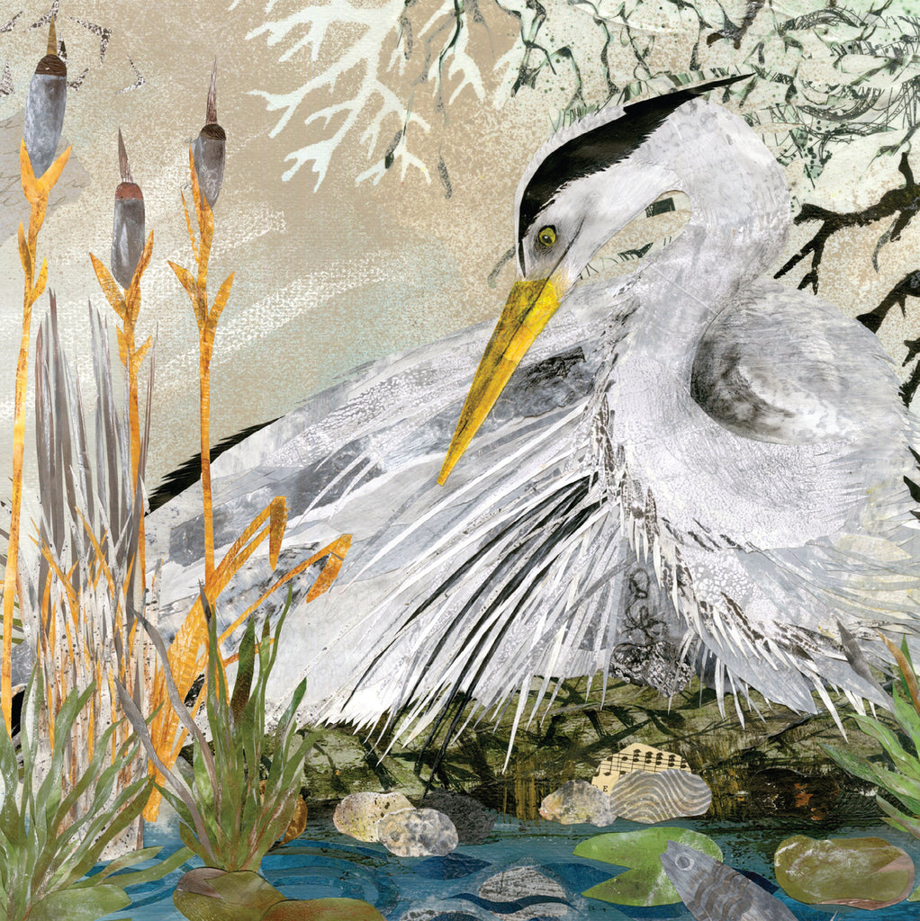 A fine art greeting card by mixed media artist Hayley Noakes