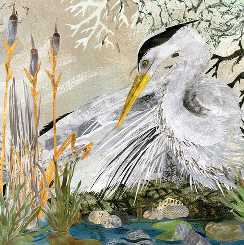 A fine art greeting card by mixed media artist Hayley Noakes