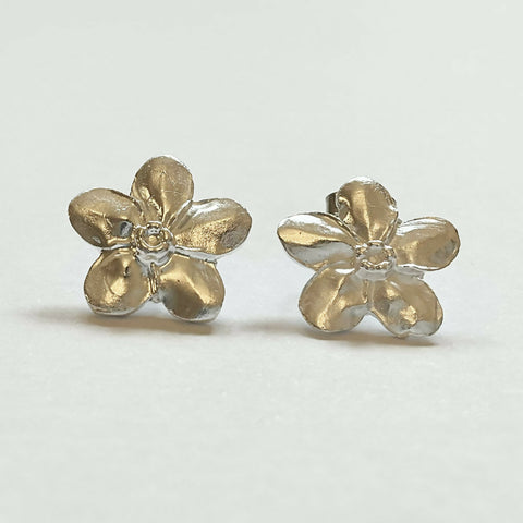 Wild Flowers - Sterling Silver Studs Earrings