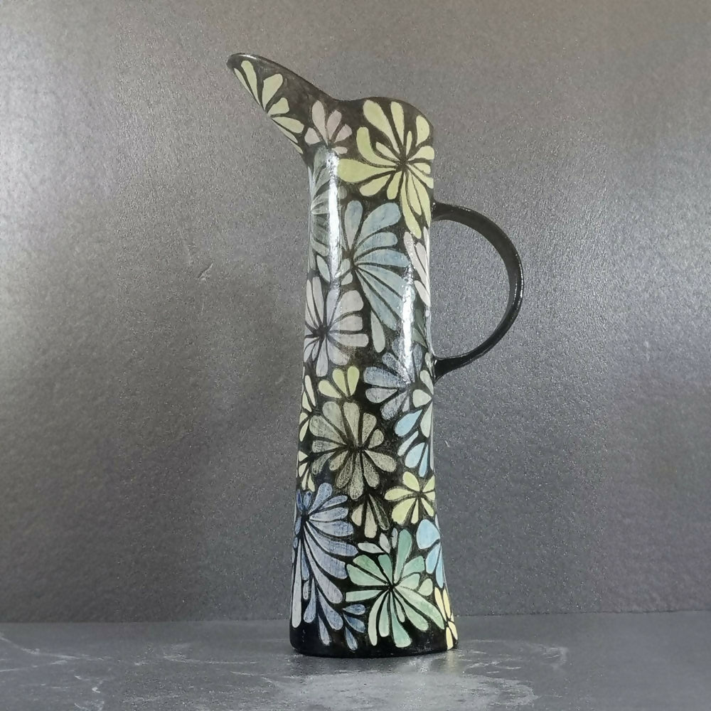 Flower Burst Jug - handmade ceramic