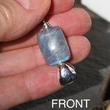 Labradorite Silver Pebble Pendant