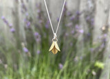 Brass Bluebell Necklace by Curious Magpie Jewellery (2)