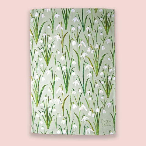 Snowdrops - Tea Towel