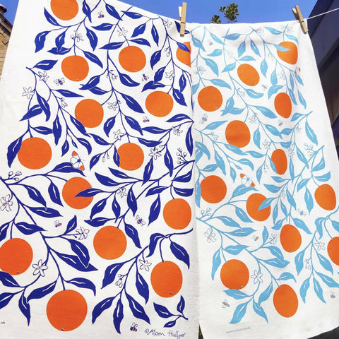Oranges - Tea Towel