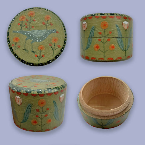Blue Bird - Hand Painted Box