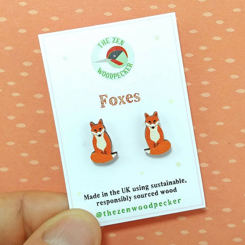 Fox Earrings