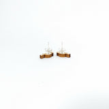 Goldfinch Earrings Sterling Silver Backs