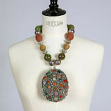 Statement Jewelled Box Necklace