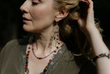 Earth Treasure Gemstone Earrings - Russet