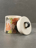 Flower Power Keepsake Pot - handmade ceramic
