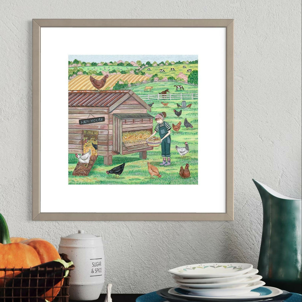 The Hen House - Giclée Print