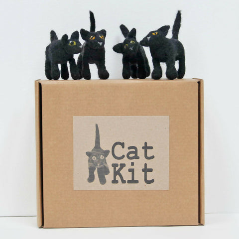 Black Cat - Needle Felting Kit