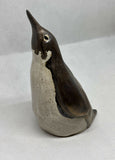 Sleek Stoneware Penguin - Handmade Ceramic