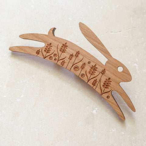 Large Hare Brooch