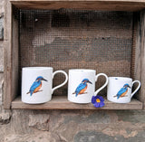 Kingfisher - Bone China Tea Mugs