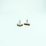 Sloth Earrings Silver Plated
