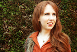Curious Magpie Coppe Pinecone Necklace - worn 2