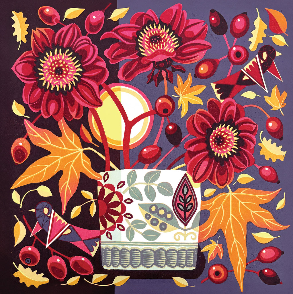 A fine art greeting card by painter/printmaker Jenny Hancock