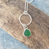 Silver and Seaglass Pendant