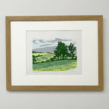 Burnt Acres framed b