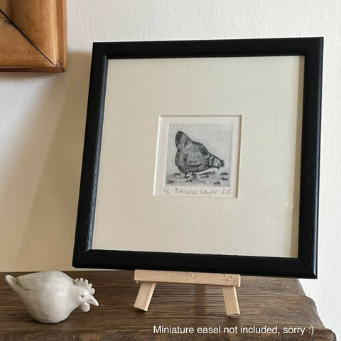 Chicken - Etching Print