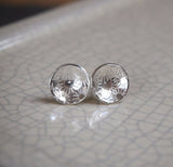 Silver Earrings - Daisy Stud Earrings