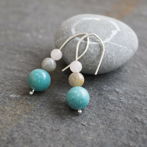 Amazonite Drop Earrings