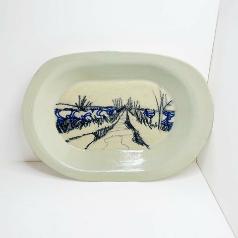 Waveney Valley Willow Ceramic Plate