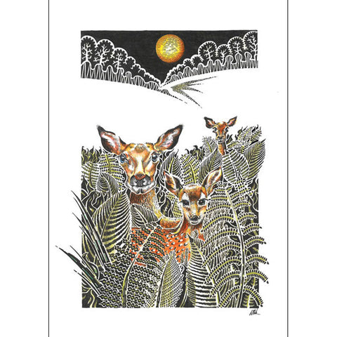 Fawns in Ferns