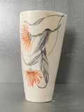 Dance Flowers Vase - handmade ceramic