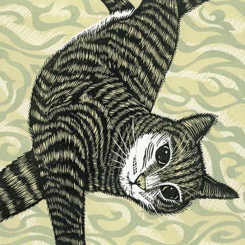 A fine art greeting card by printmaker Kate Mawdsley
