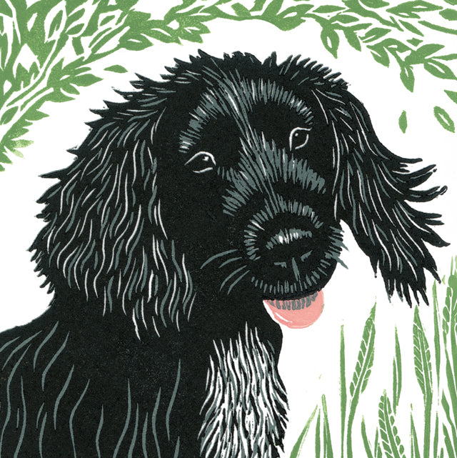 A fine art greeting card by printmaker Kate Mawdsley