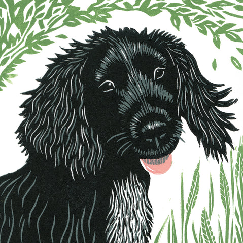 A fine art greeting card by printmaker Kate Mawdsley