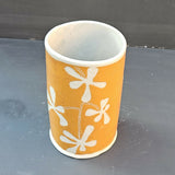 Petal Paths Vase Or Utensil Holder - handmade ceramic
