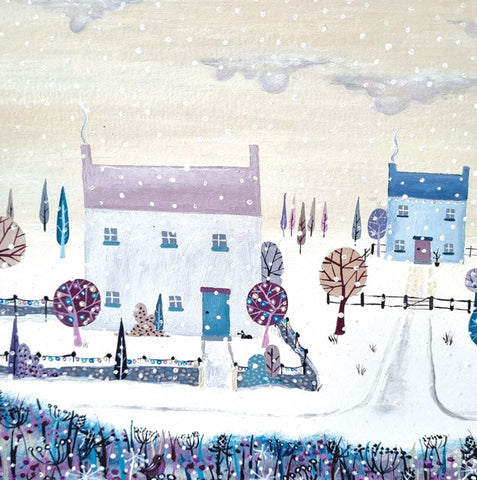 Kerry Shearer, Sparkling In The Snow, Blank Art Card