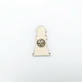 Lighthouse Pin Badge Back