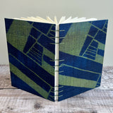 Blue & Green Kimono Silk - Journal