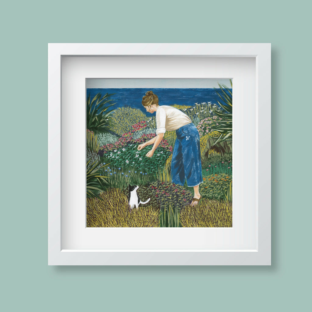 The Sea Gardener's Cat - Giclee Print