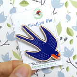 Swallow Pin Badge