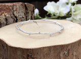 Silver Twig Bangle by Curious Magpie (3)