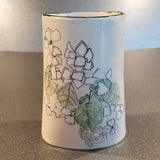 Leaves & Petals Vase - Handmade Ceramic