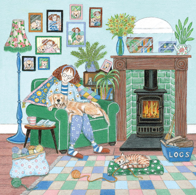 Lisa Davies, Home Is Where the Heart Is, Blank Greeting Card