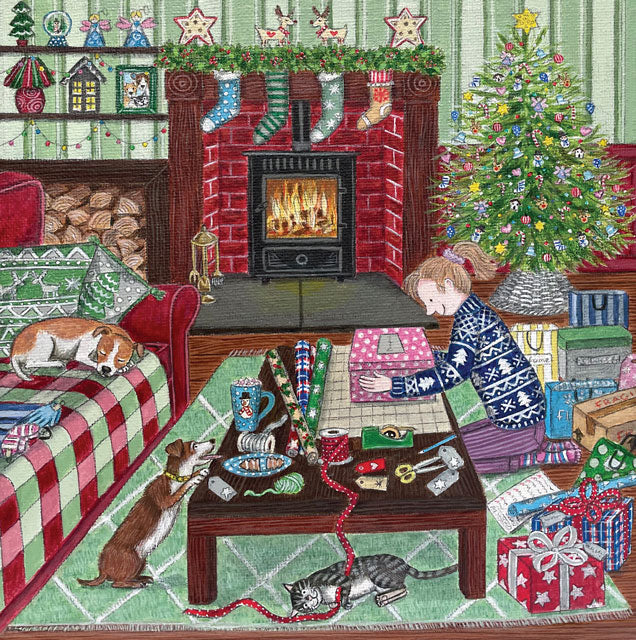 A fine art greeting card by painter Lisa Davies