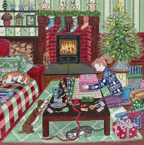 A fine art greeting card by painter Lisa Davies