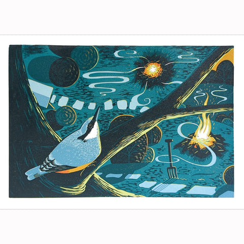Louise Edwards, The Watcher, Fine Art Greeting Card