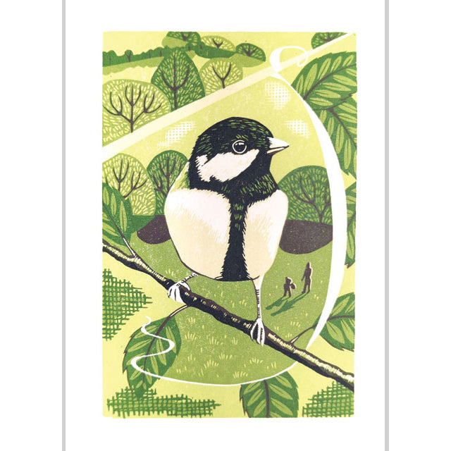 A fine art greeting card by painter and printmaker Louise Edwards